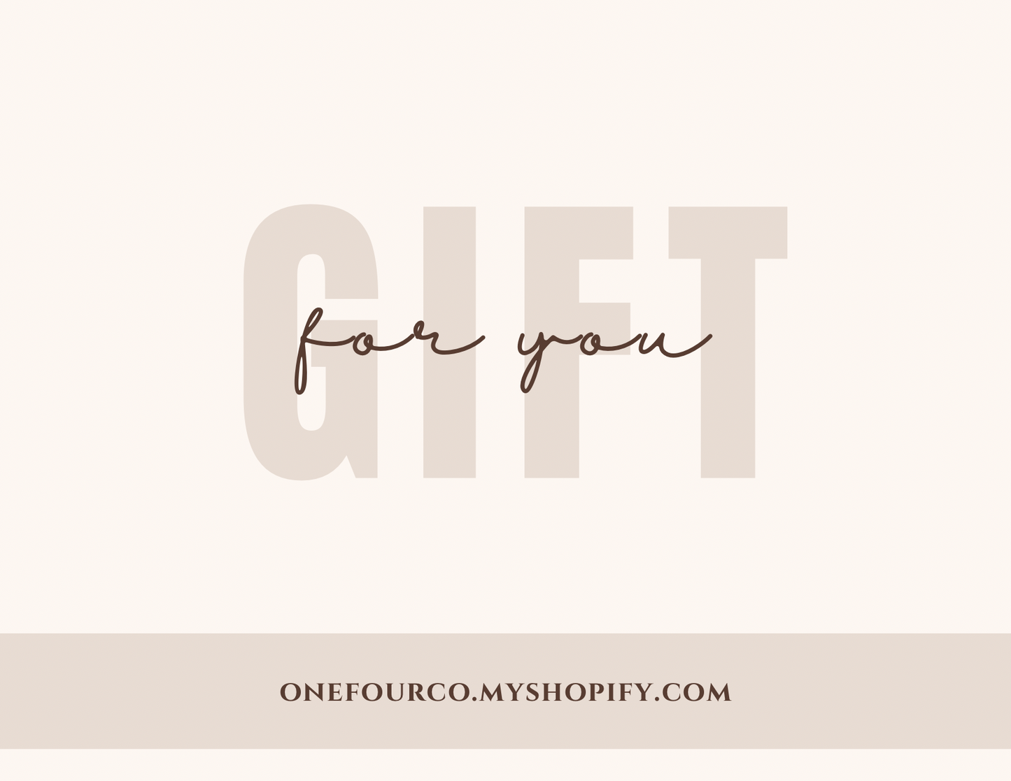 One-Four Gift Card